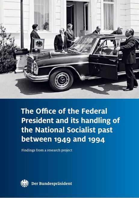 Publication "The Office of the Federal President and its handling of the National Socialist past between 1949 and 1994" (cover)